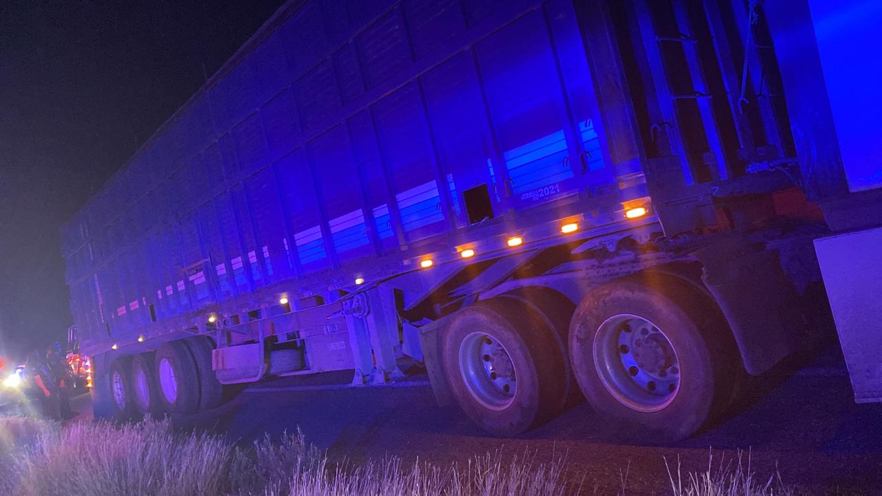 Tráiler de noche detención chofer persecución Culiacán