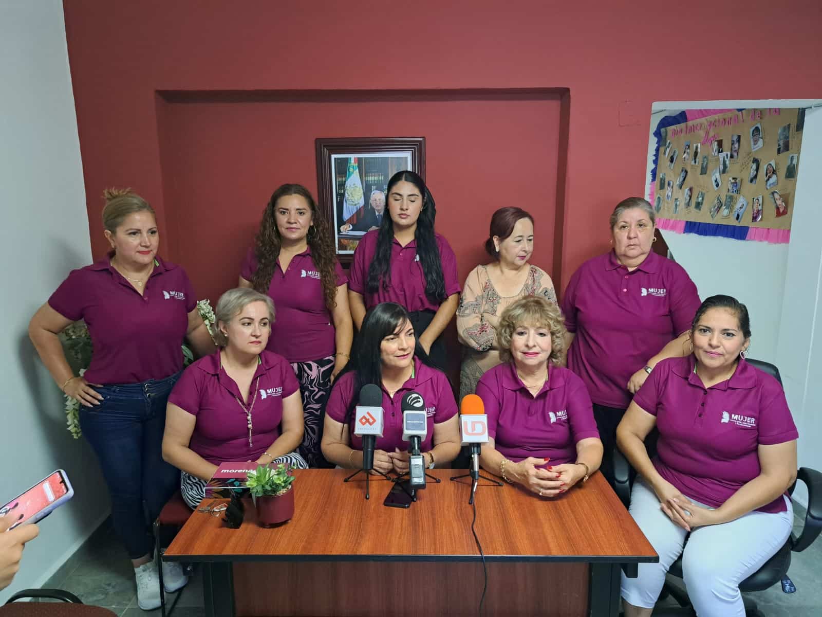Mujeres del partido político Morena