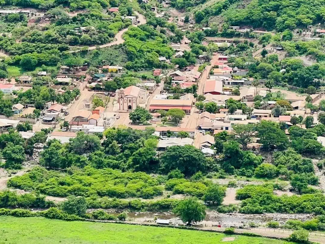 Vista aérea de San José de Gracia municipio de Sinaloa