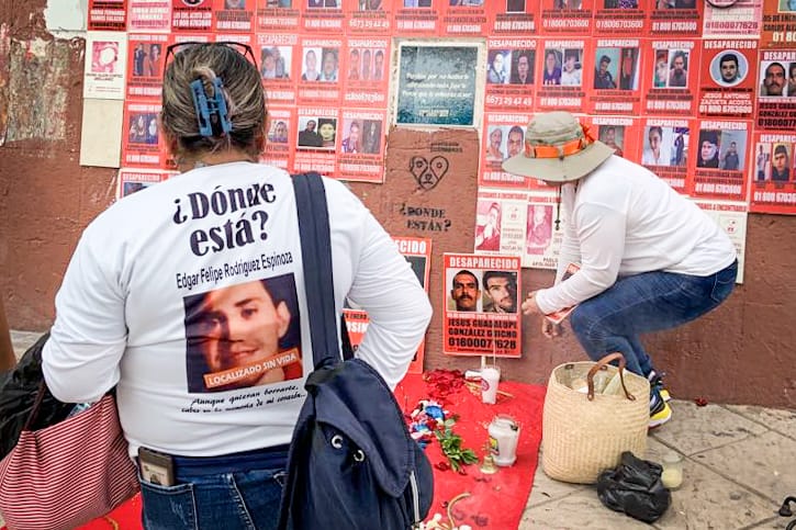 Ritual de luz de Sabuesos Guerreras /Madres de desaparecidos en Culiacán