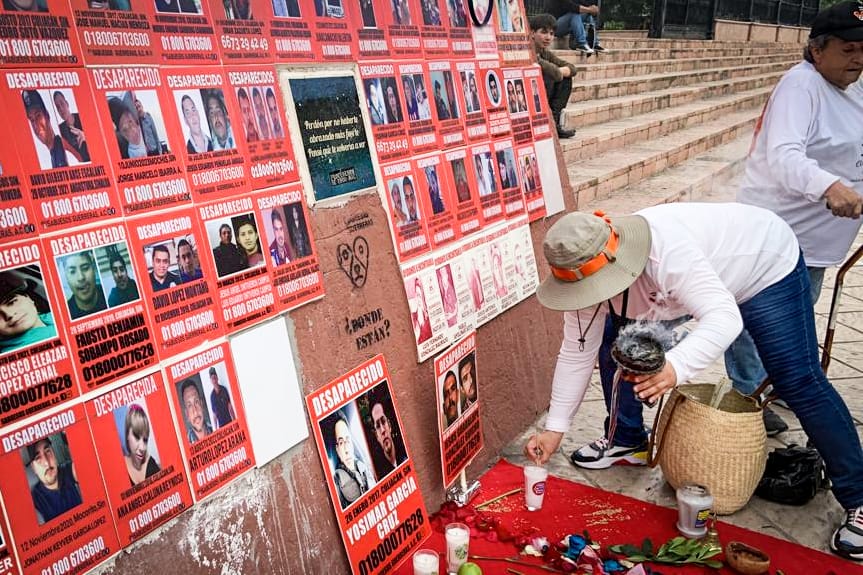 Ritual de luz de Sabuesos Guerreras /Madres de desaparecidos en Culiacán
