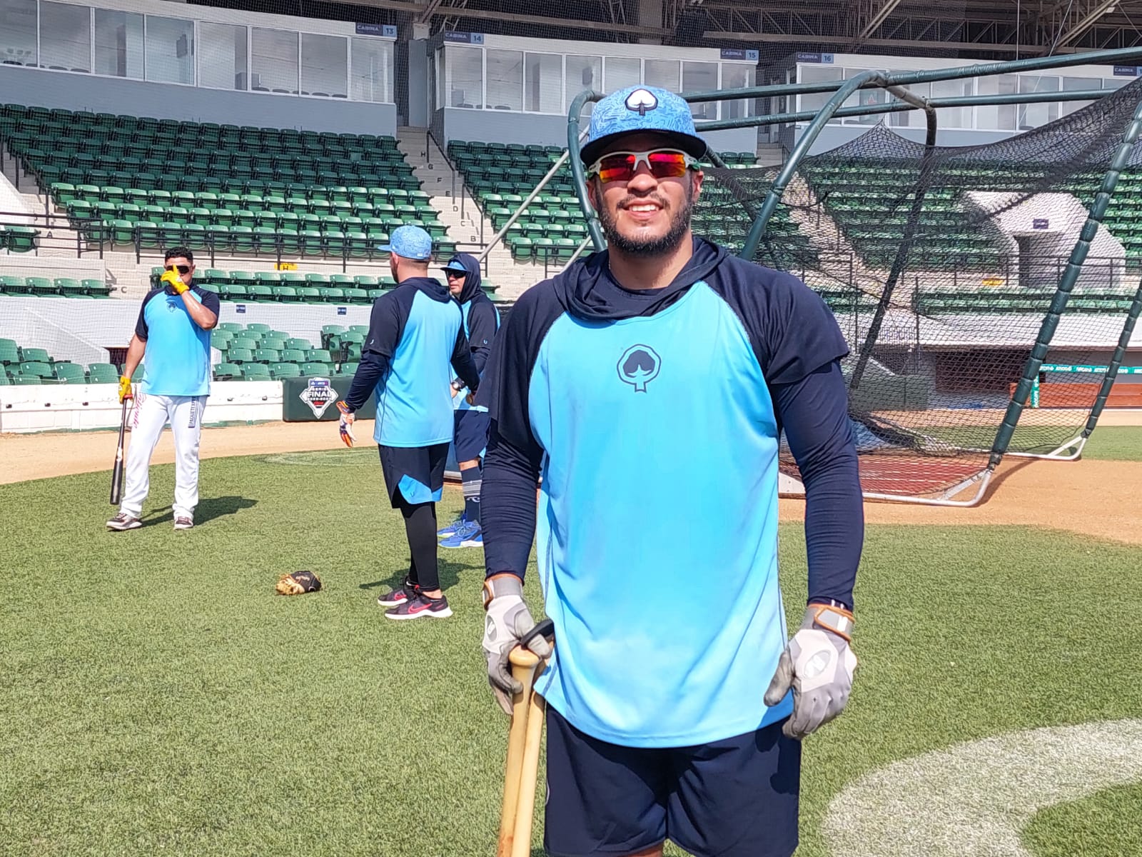 Jorge Flores fue una de las novedades en el campamento de los Algodoneros y llegó motivado en busca del campeonato