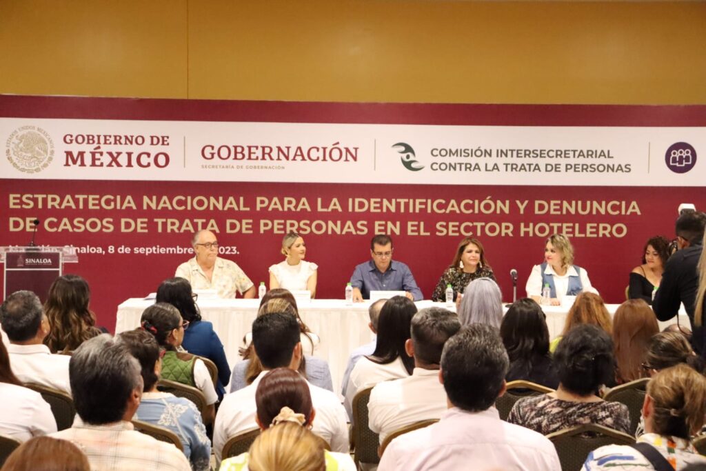 Sinaloa se suma a la Estrategia Nacional para la identificación y denuncia de casos de trata de personas en el sector hotelero