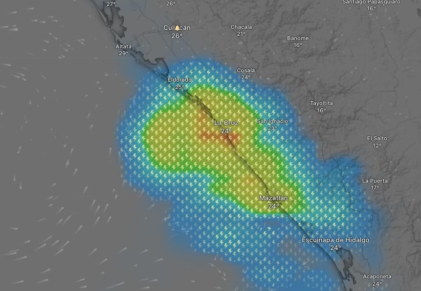 Mapa de clima 11 de septiembre 2023