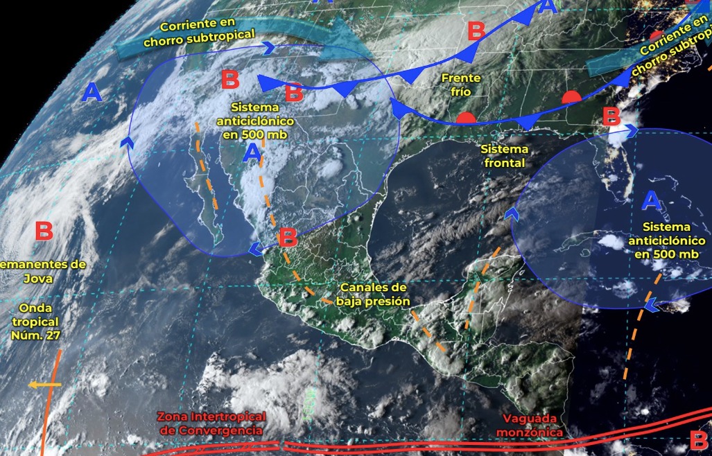 Mapa del clima 11 septiembre 2023