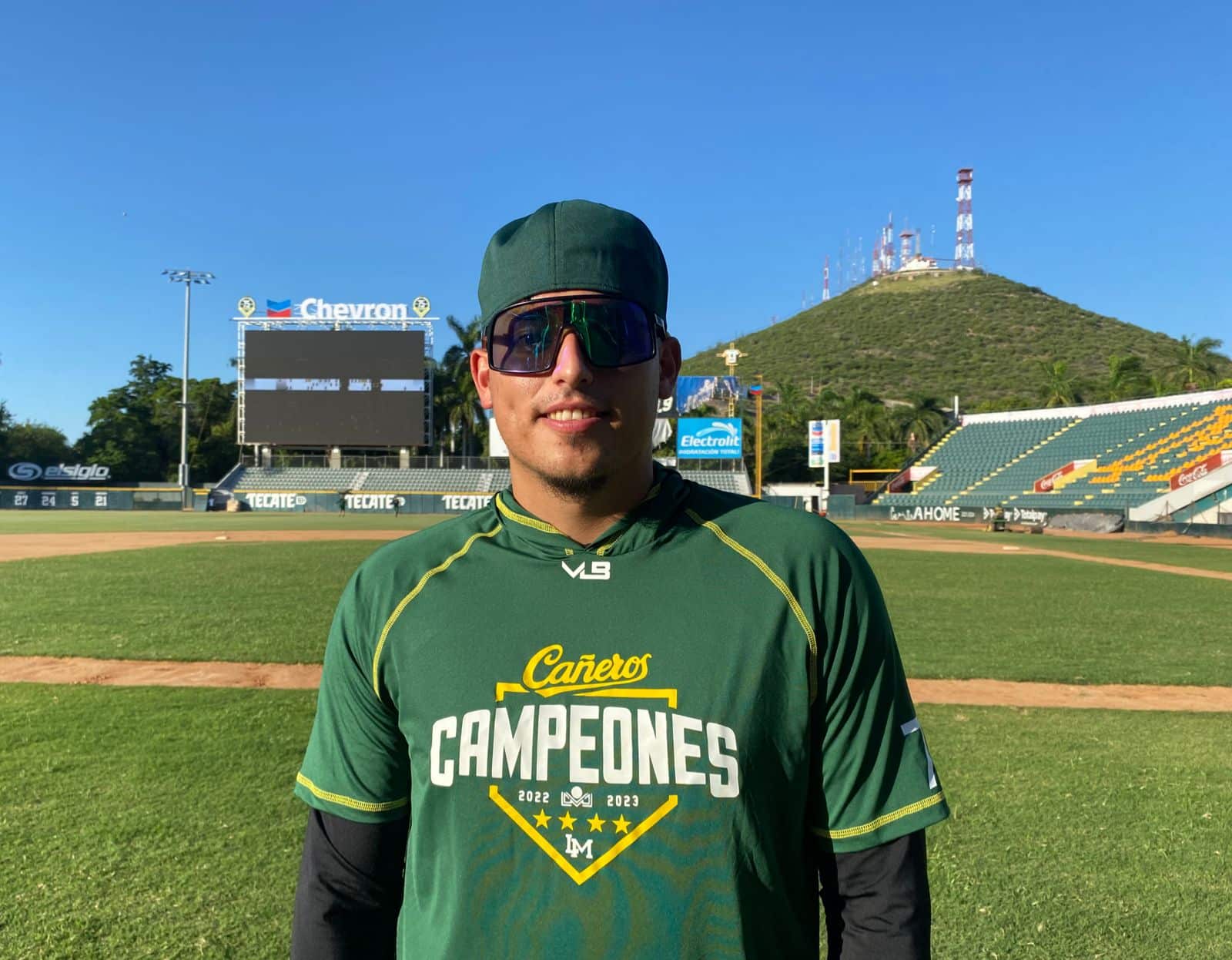 Catcher de Cañeros Juan Uriarte