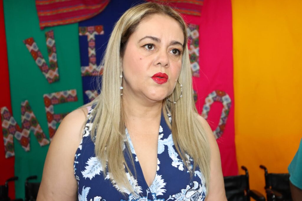 María Teresa Apodaca Muñoz, presidenta del Sistema DIF Mazatlán