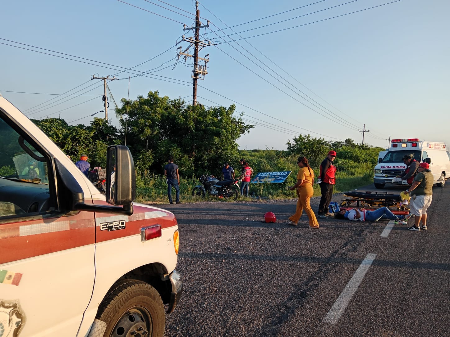 Accidente de moto