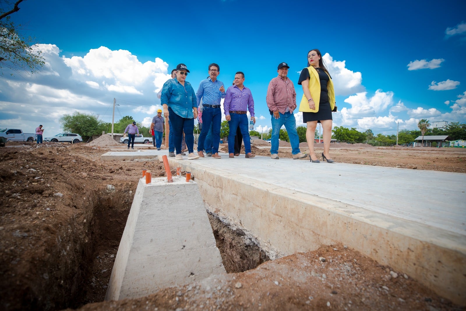 Obras en Guasave