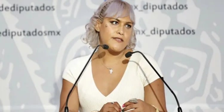 La diputada María Clemente.