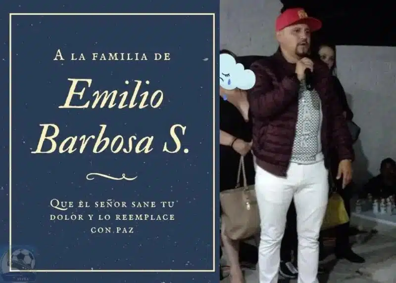 El cantante Javier Emilio Barbosa "El Güero"