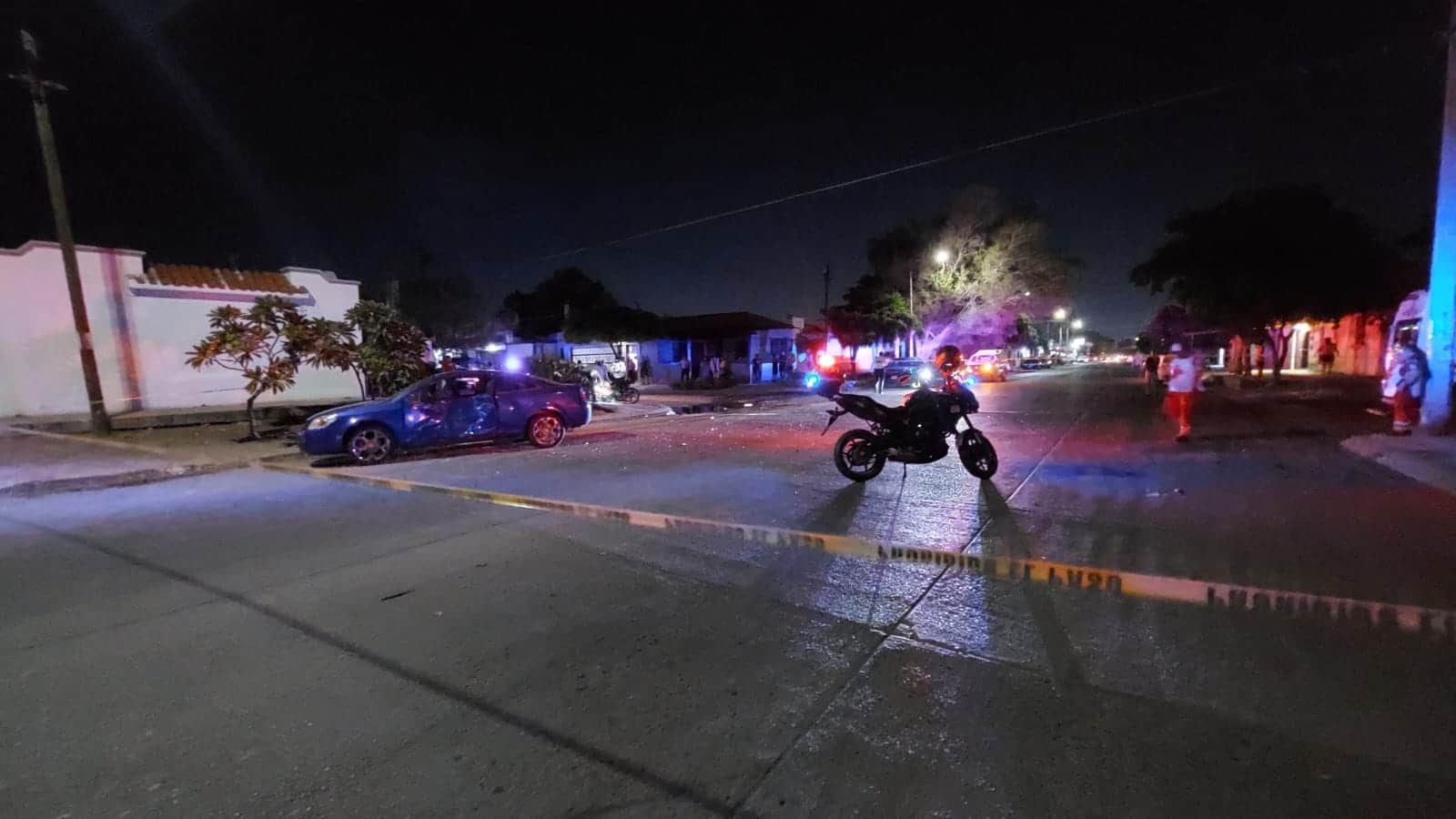 Muere motociclista al chocar contra un vehículo en Los Mochis 