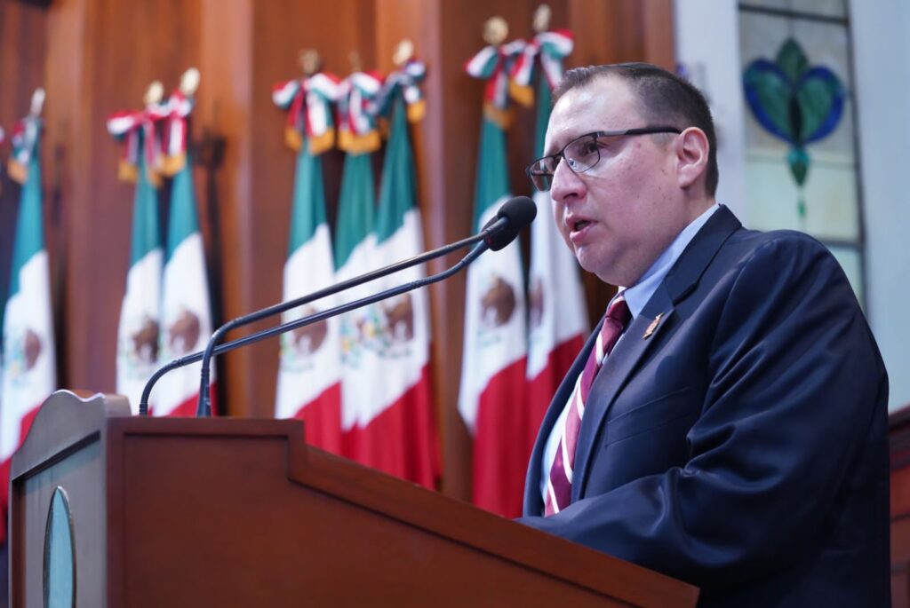 Jesús Iván Chávez Rangel, magistrado presidente del Supremo Tribunal de Justicia del Estado
