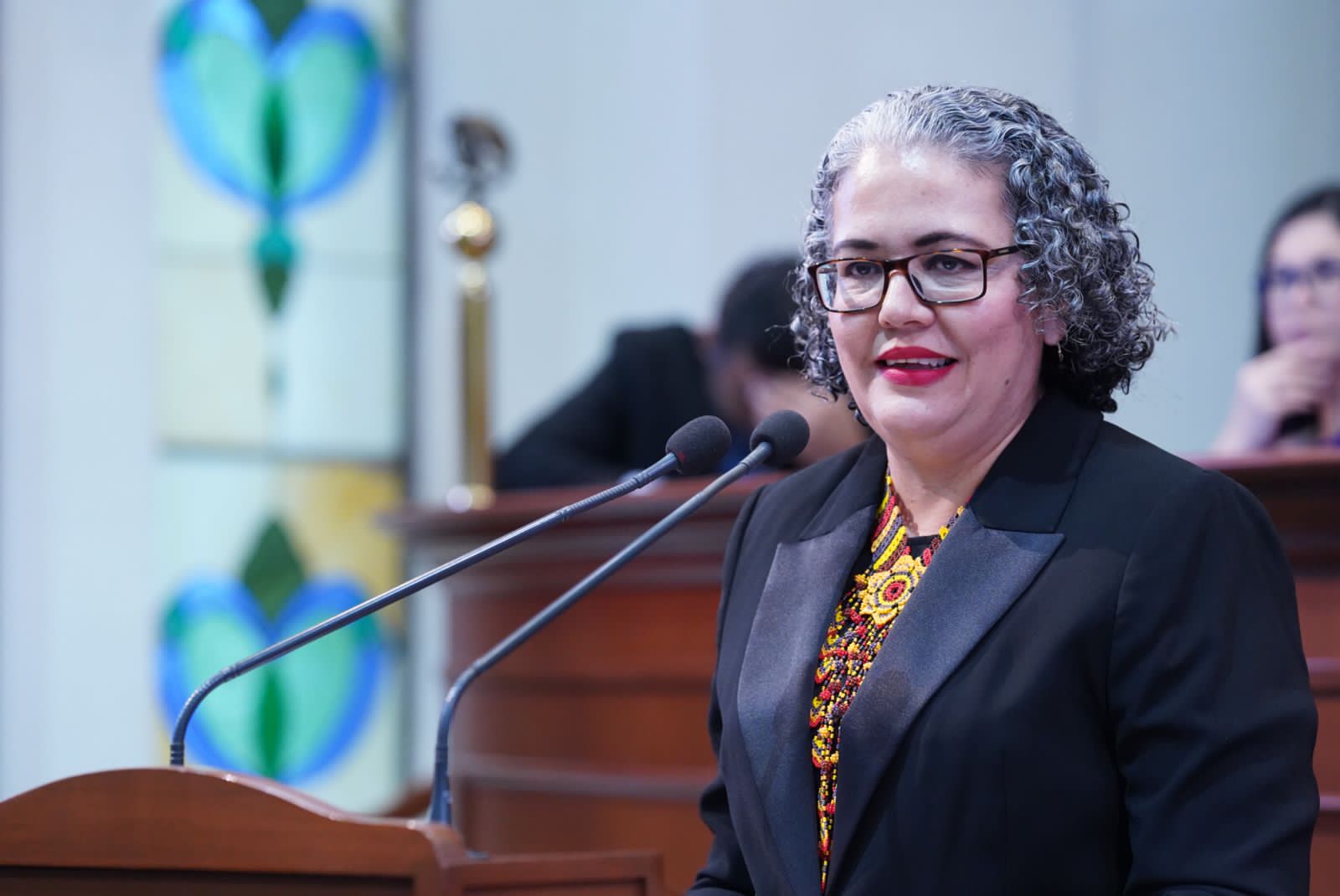 Graciela Domínguez Nava, Secretaria de Educación Pública y Cultura y representante del gobernador Rubén Rocha Moya