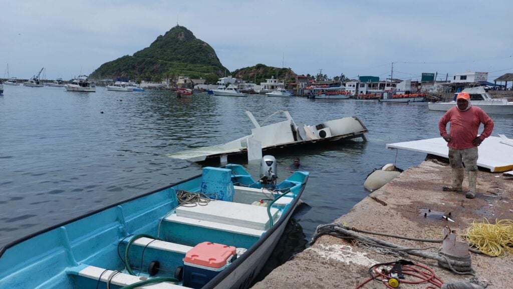 Yate hundido Mazatlán