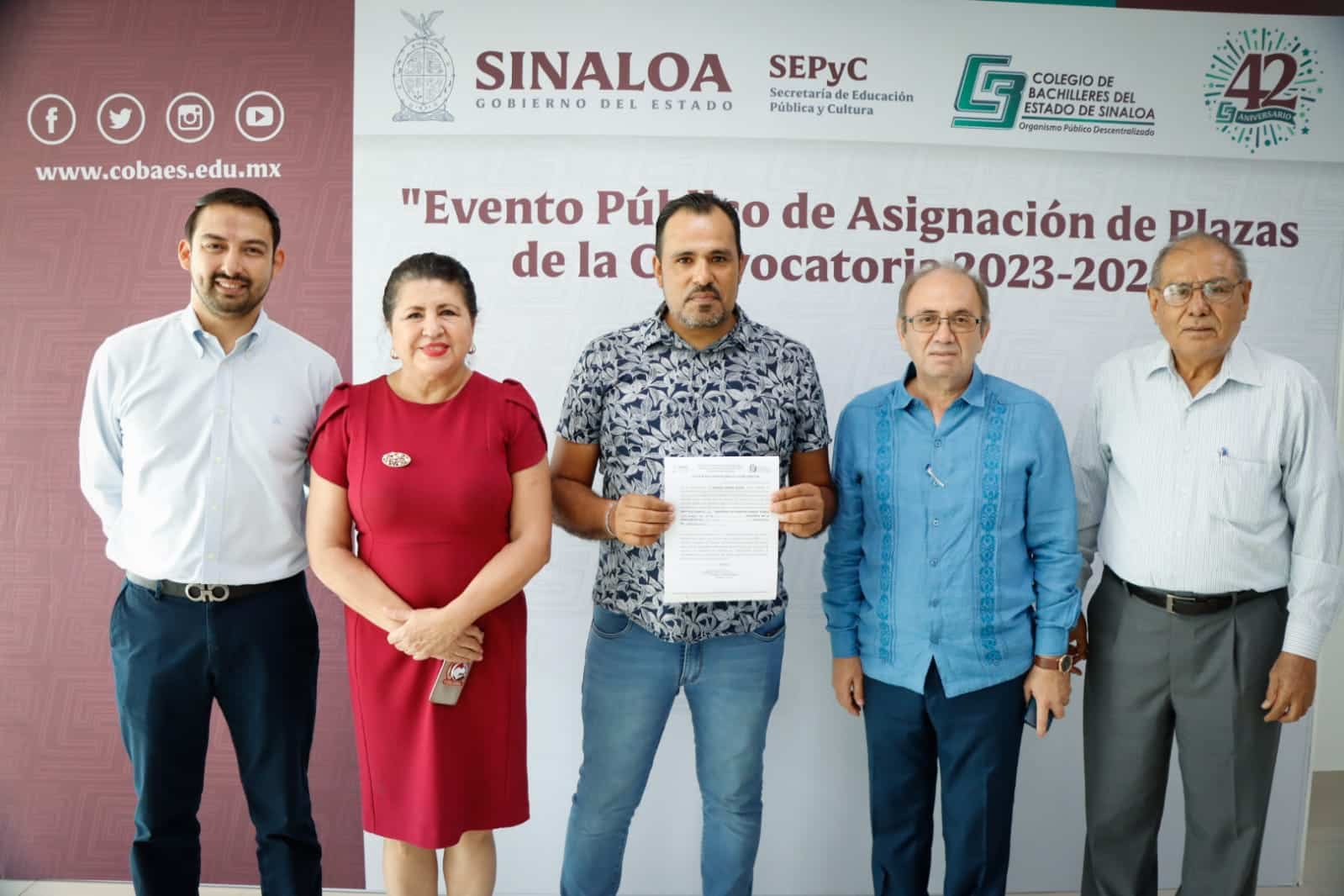 Evento de asignación de plazas a docentes.