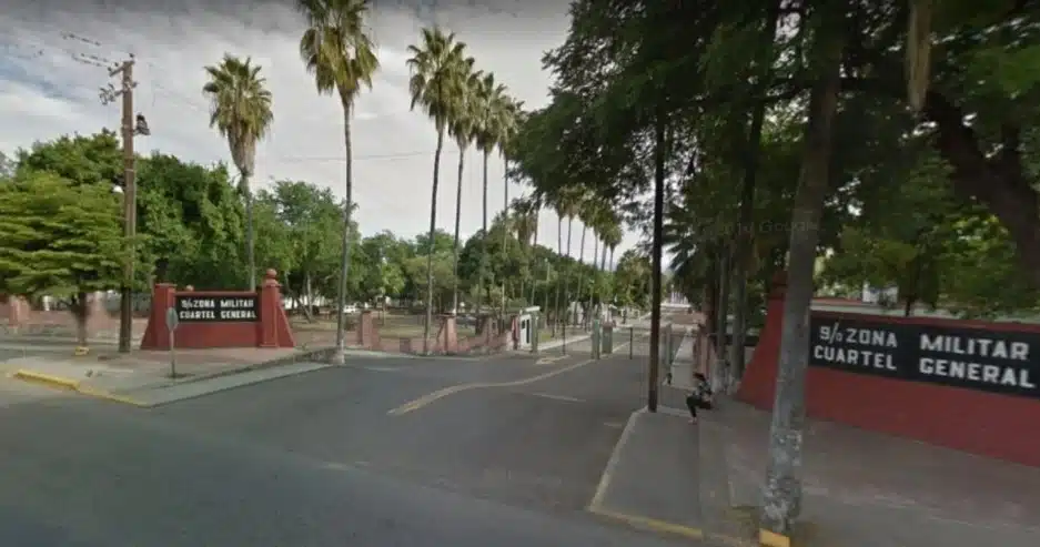 Exterior de la Novena Zona Militar en Culiacán
