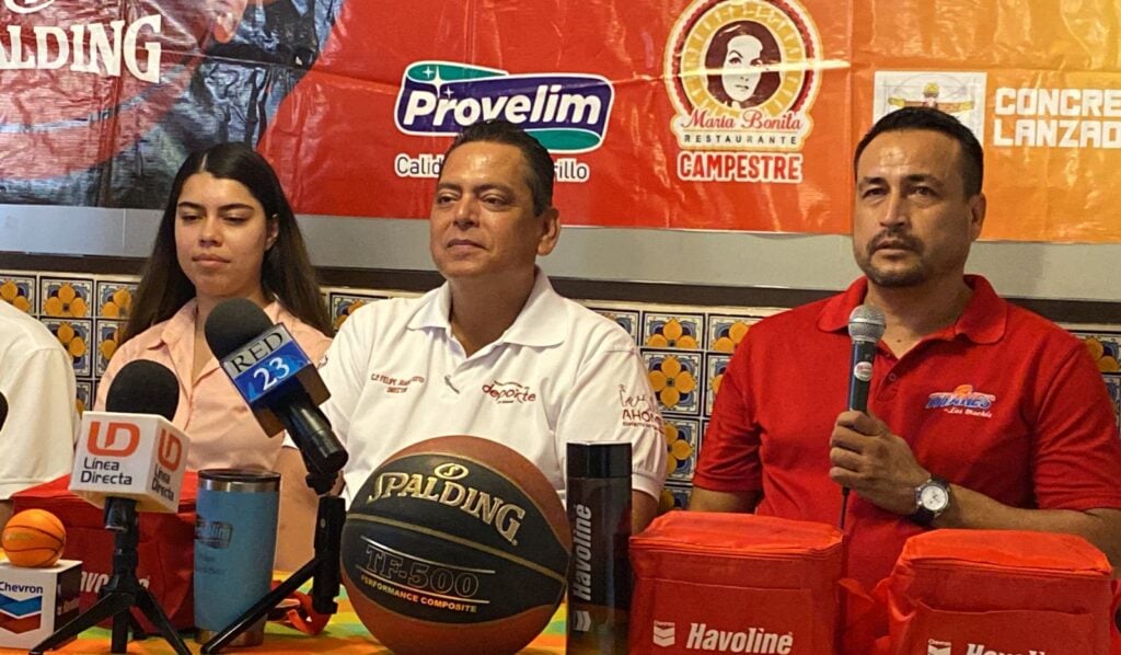 Presentación del club Titanes de Los Mochis rumbo a la Liga de Baloncesto del Pacífico