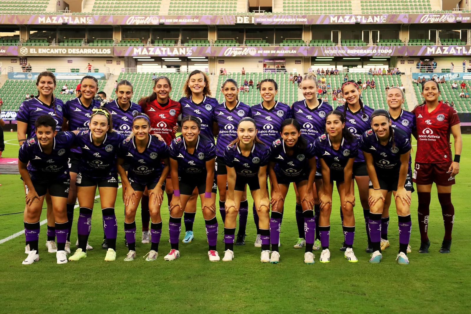 Foto grupal de Mazatlán FC Femenil