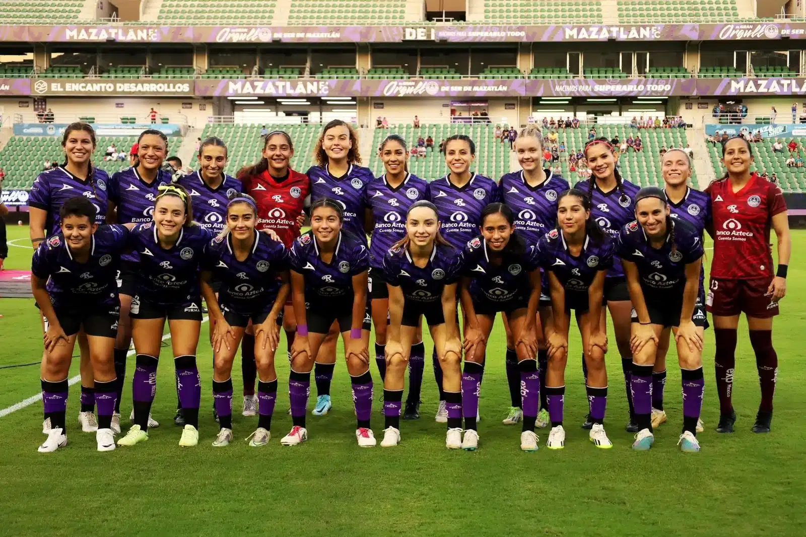 Foto grupal de Mazatlán FC Femenil