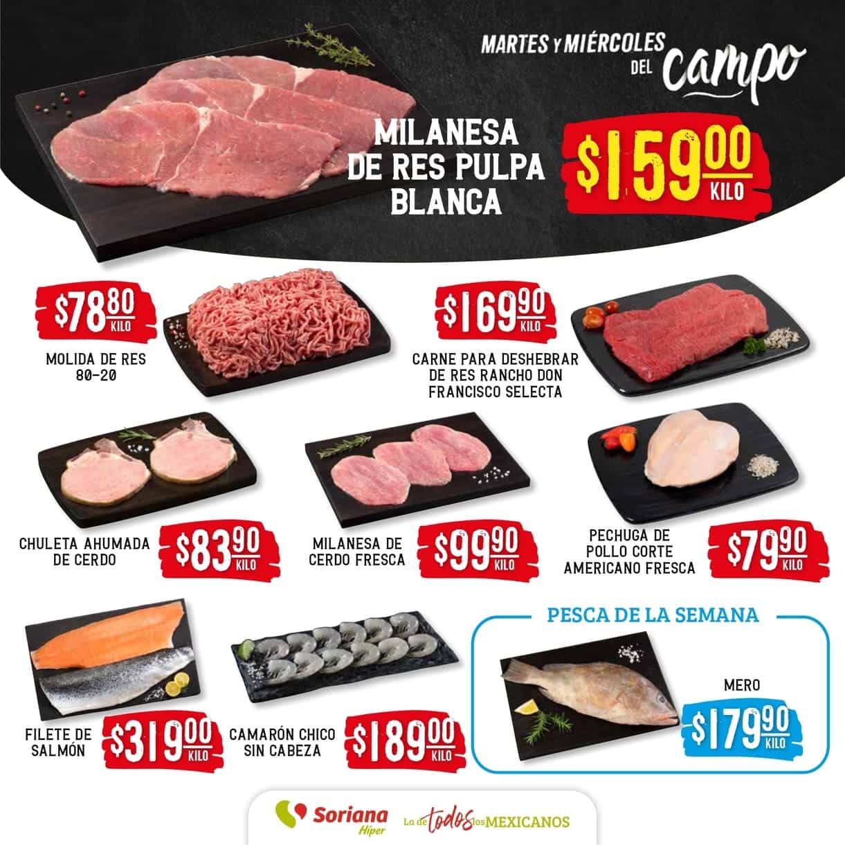 Ofertas martes y miércoles de Campo
