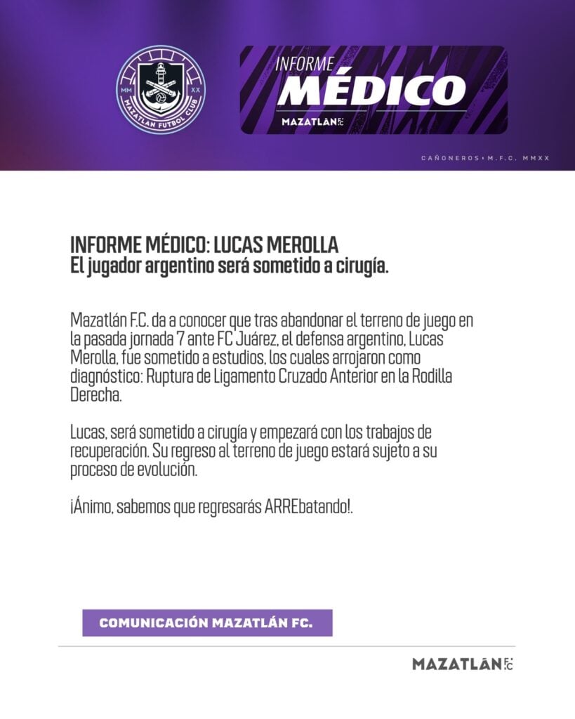 informe medico: Lucas Merolla