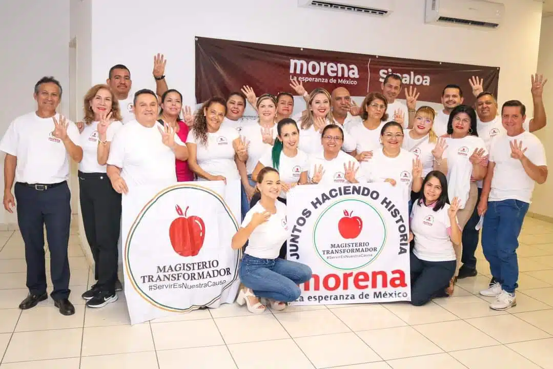 La Asociación Civil Magisterio Transformador se sumó a Morena para las próximas elecciones.