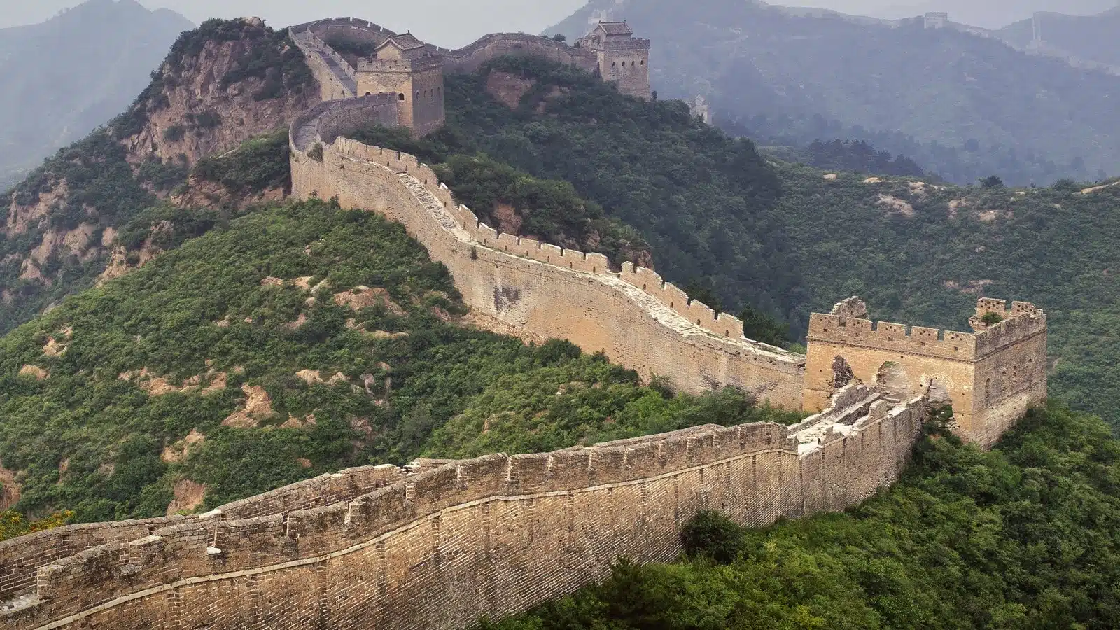 muralla china vista desde arriba
