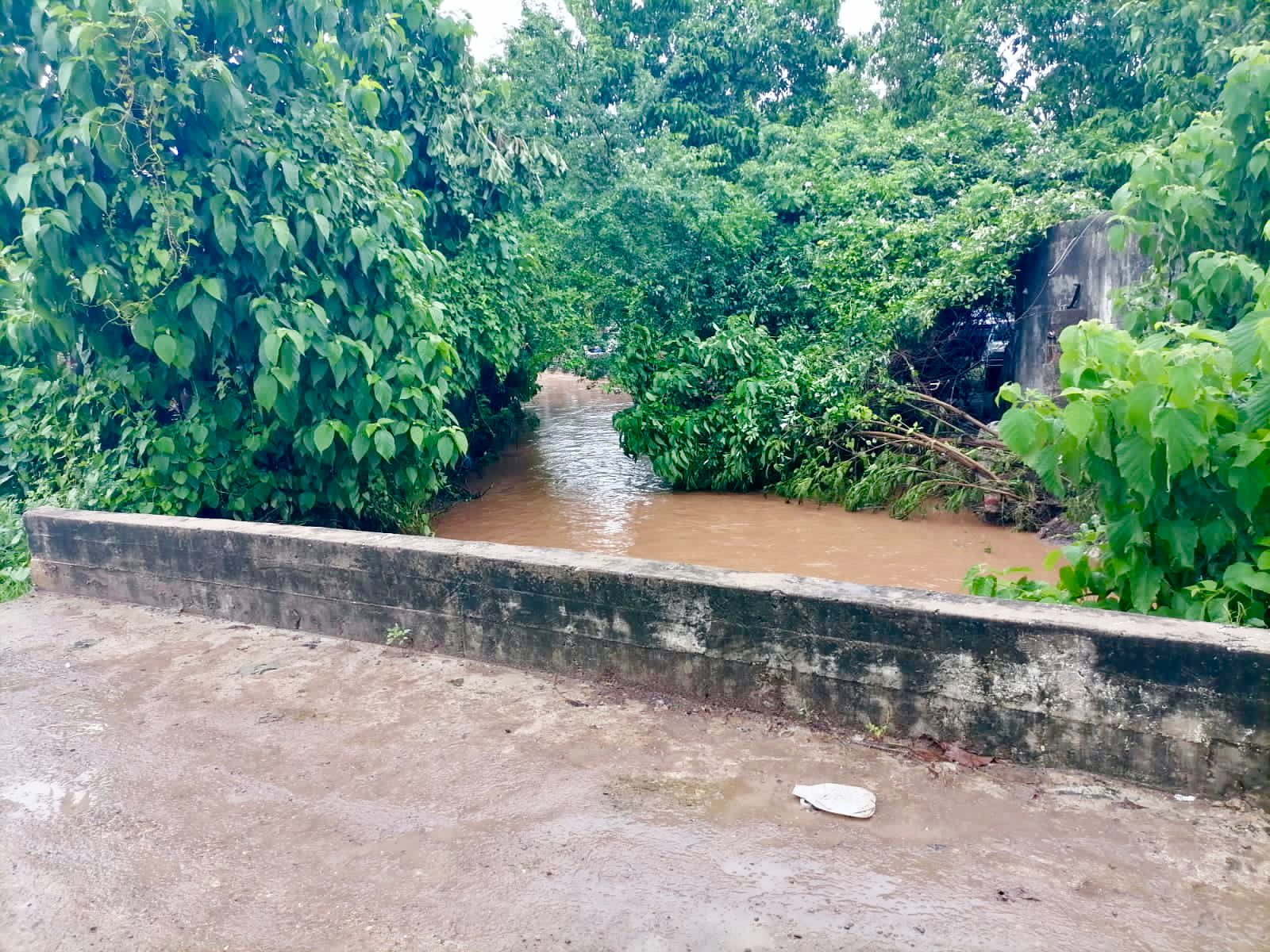 afectaciones por fuertes lluvias en villa unión.