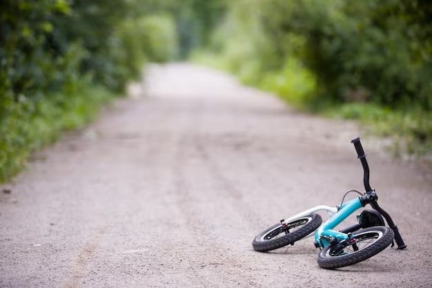 ¡Desgarrador! Salió a pasear en bici, lo alertaron de un camión, pero no lo vio y murió atropellado