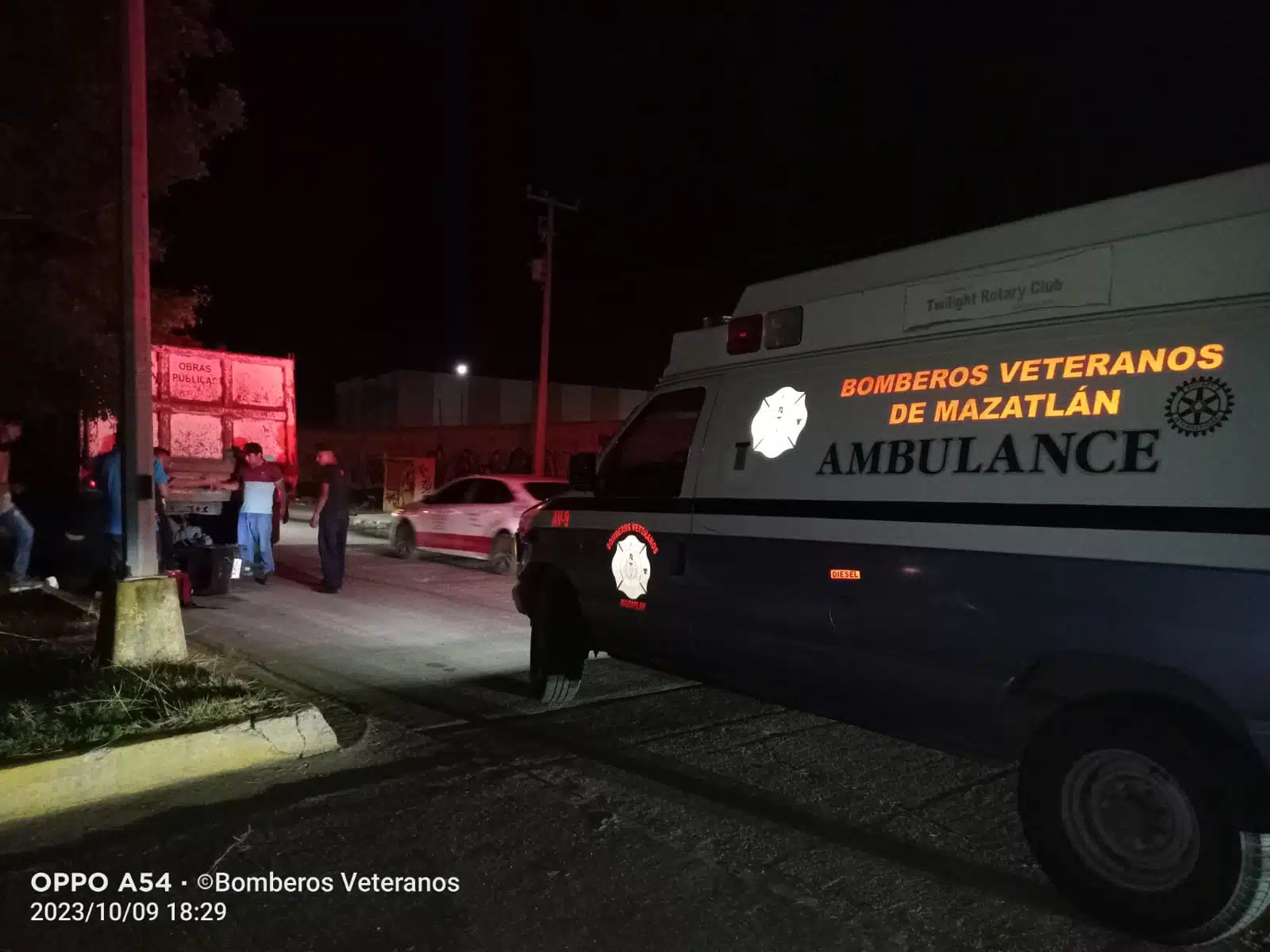 Ambulancia de Bomberos Veteranos de Mazatlán