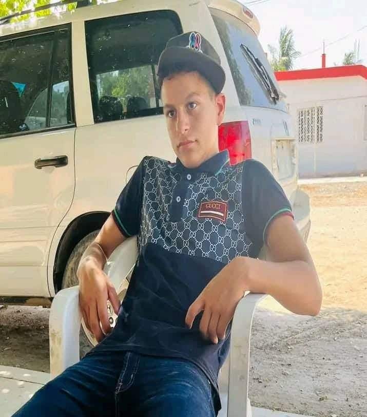 Fotografía de Isael Cortés Tarín, joven desaparecido en Pueblo Viejo