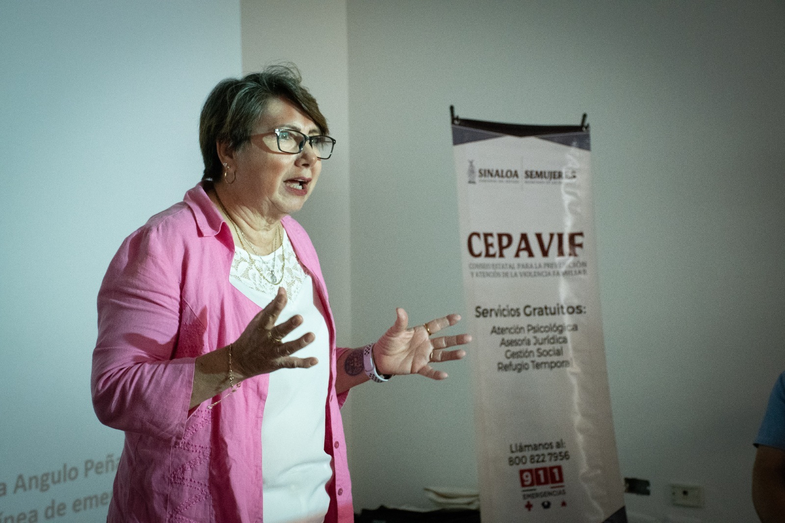 Yuridia Loveli Román en capacitación