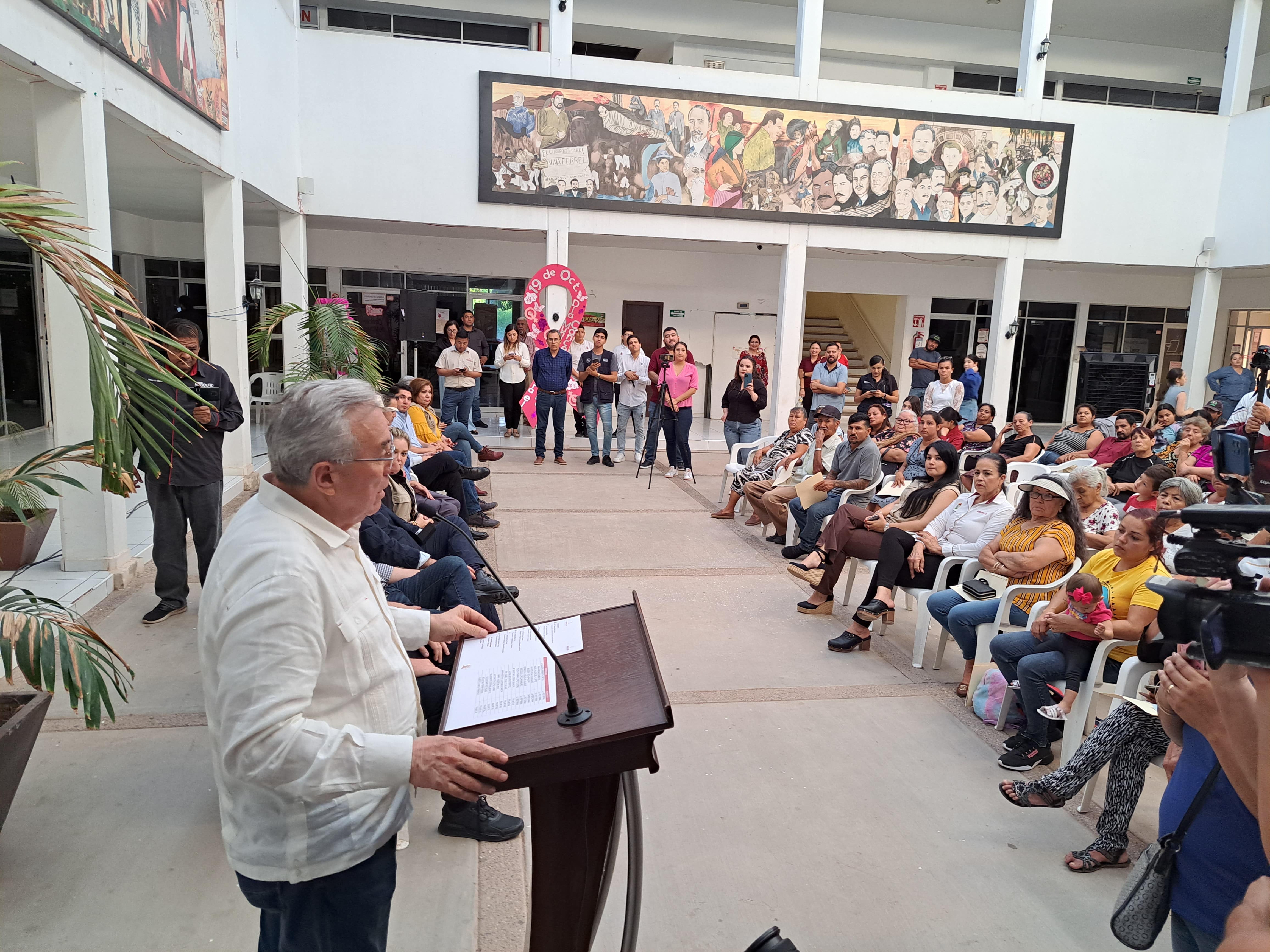 Angosturenses afectados por “Norma” recibieron 6 mil pesos del gobierno estatal