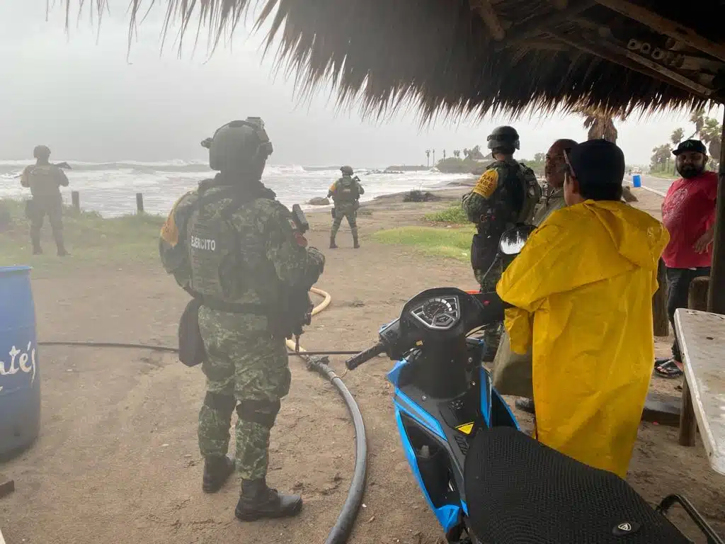 Sedena y Guardia Nacional durante el despliegue de sus operativos Plan DN-III-E y Plan GN-A en Sinaloa