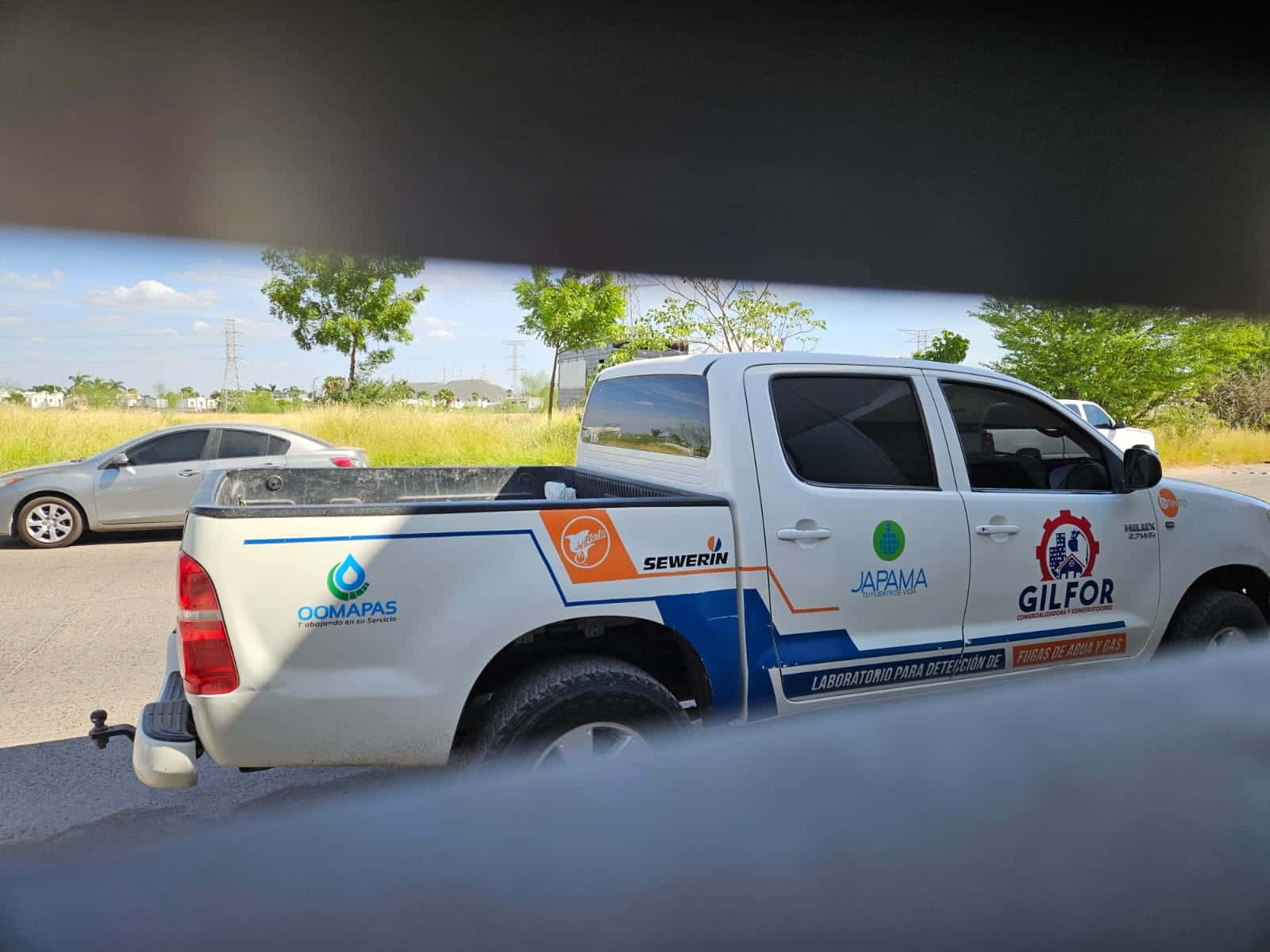 Vehículo de la empresa Gilfor