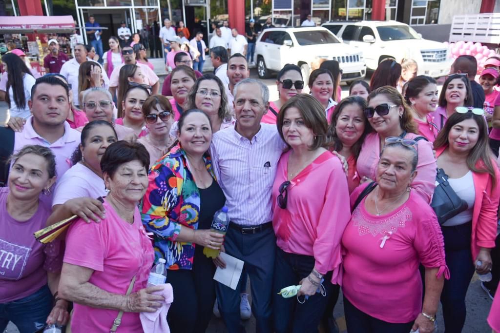 Caminata Rosa en el municipio de Ahome