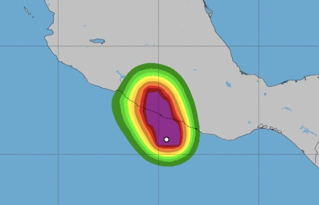 ¡otis Es Un Monstruo En El Pacífico Alcanza La Categoría 5 Y Así Impactará A Guerrero Línea 