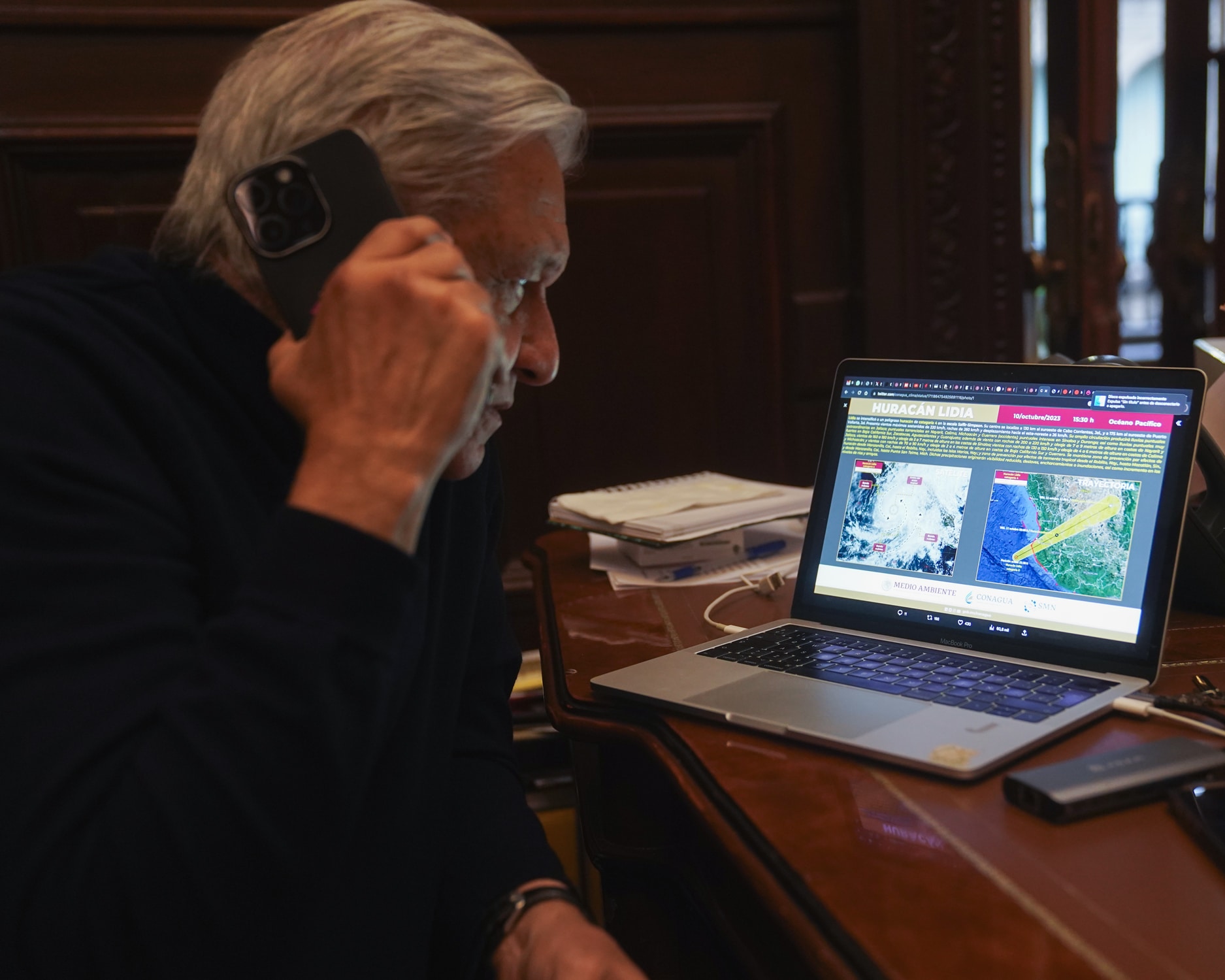 AMLO exhorta a los habitantes de Jalisco y Nayarit a tomar precauciones por Lidia