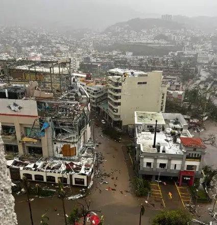 Acapulco luego de huracán Otis