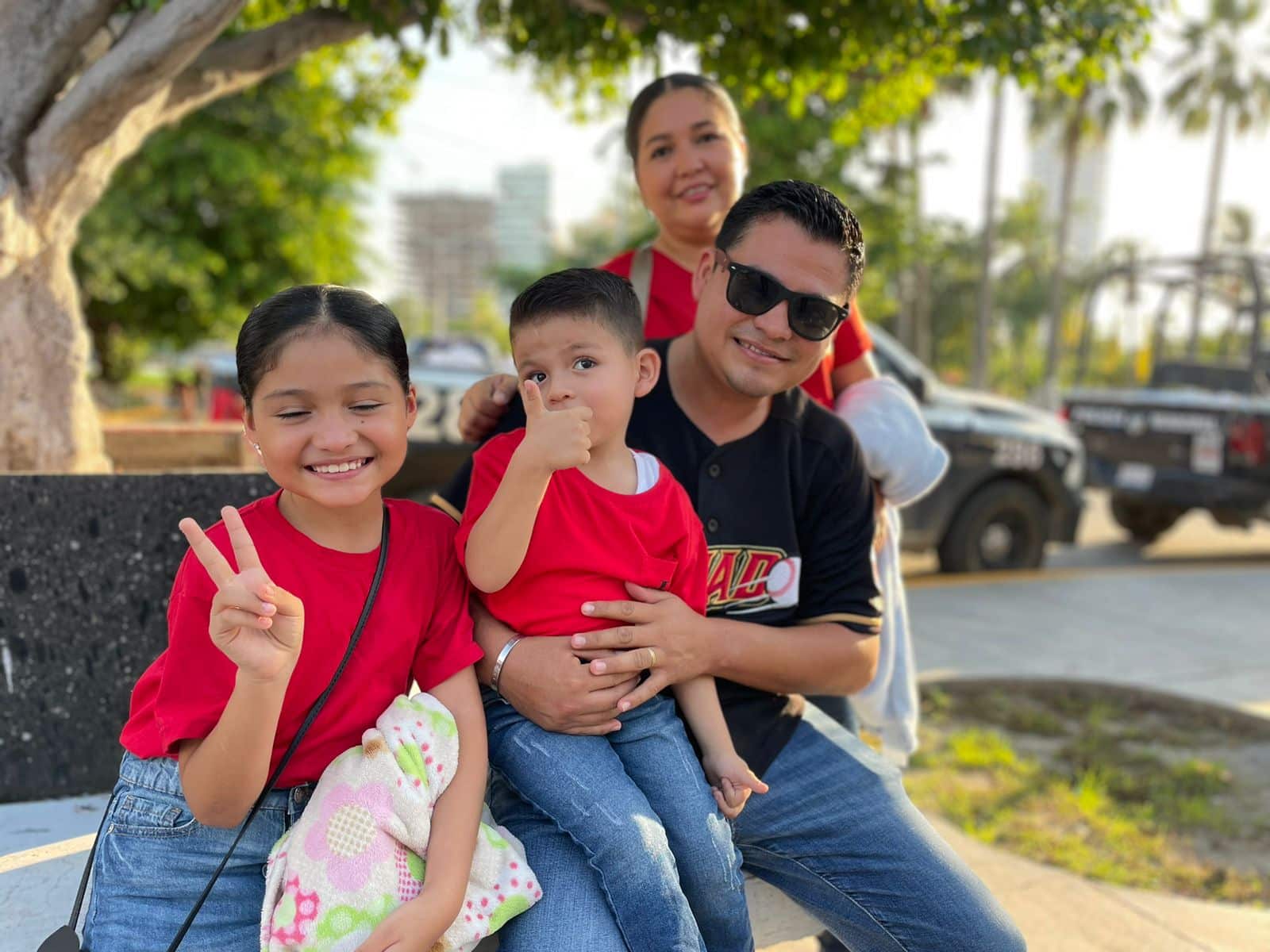 familia aficionada a Venados