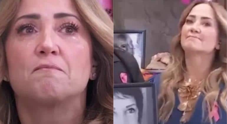 La conductora del programa hoy llora
