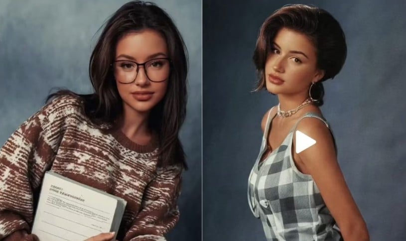 Herramienta IA recrea anuario de los 90