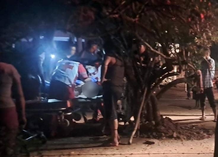 Juan Ramón recibiendo atención medica en Guasave