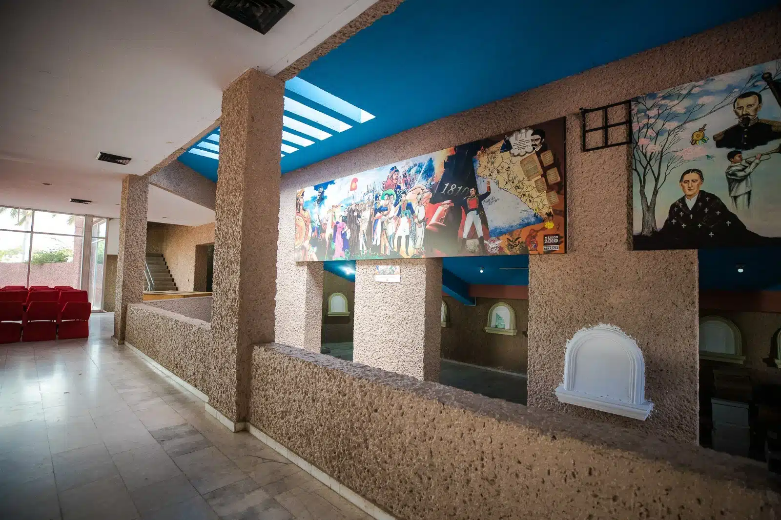 Taquilla del auditorio Héores de Sinaloa en Guasave
