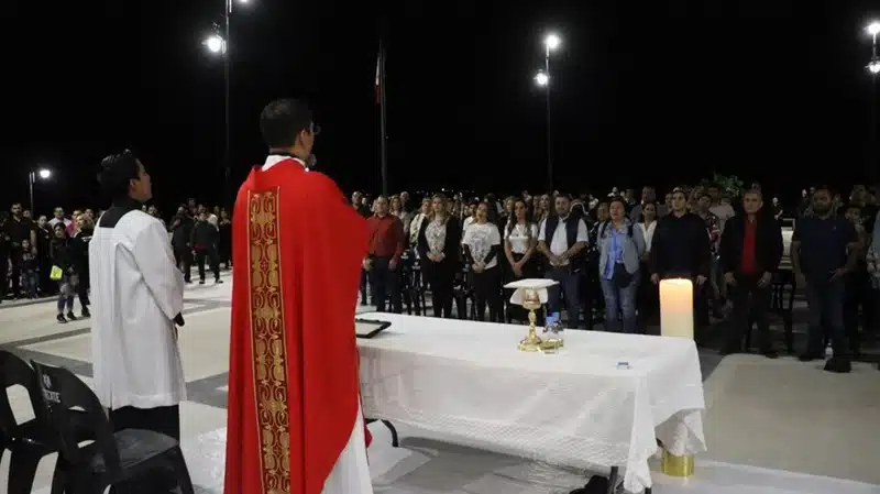 Misa en honor a San Judas Tadeo en Badiraguato