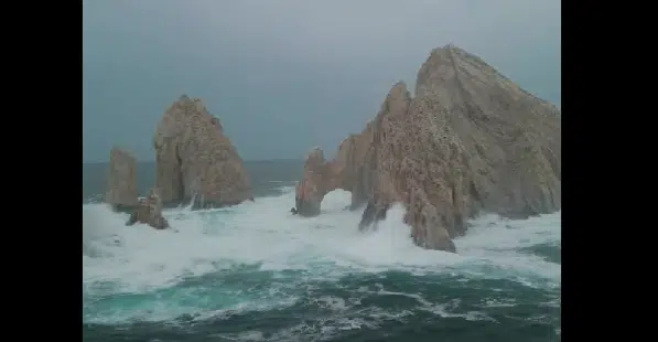 Playa de Baja California Sur huracán