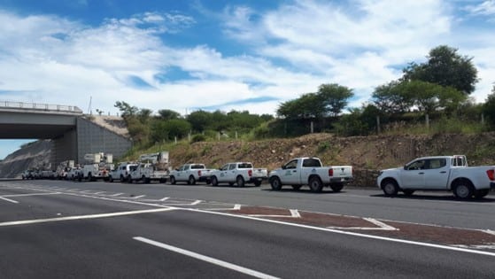 Camionetas de la CFE