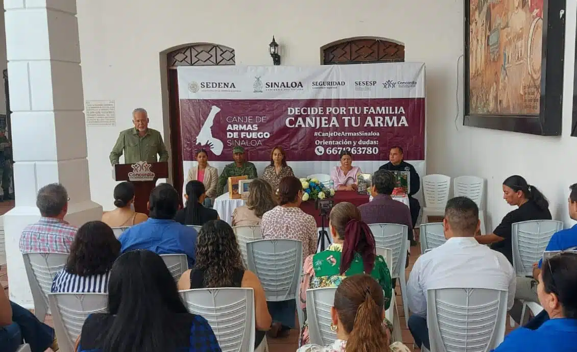 Inicia programa Canje de Armas de Fuego en Cosalá, San Ignacio y Concordia.