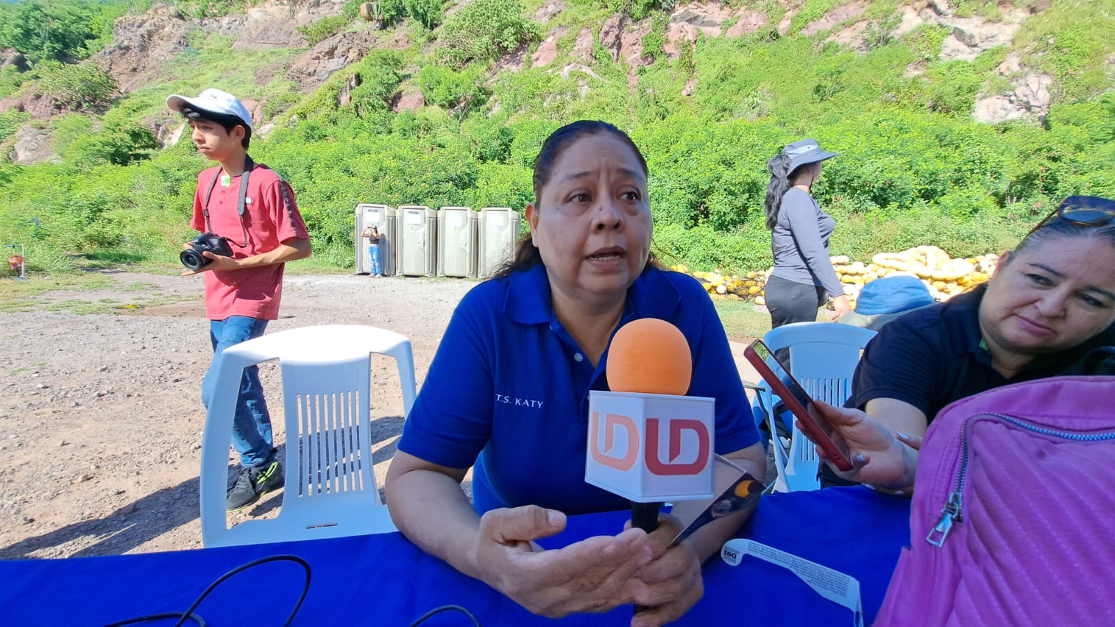 Catalina Muñoz, trabajadora social de la asociación civil.
